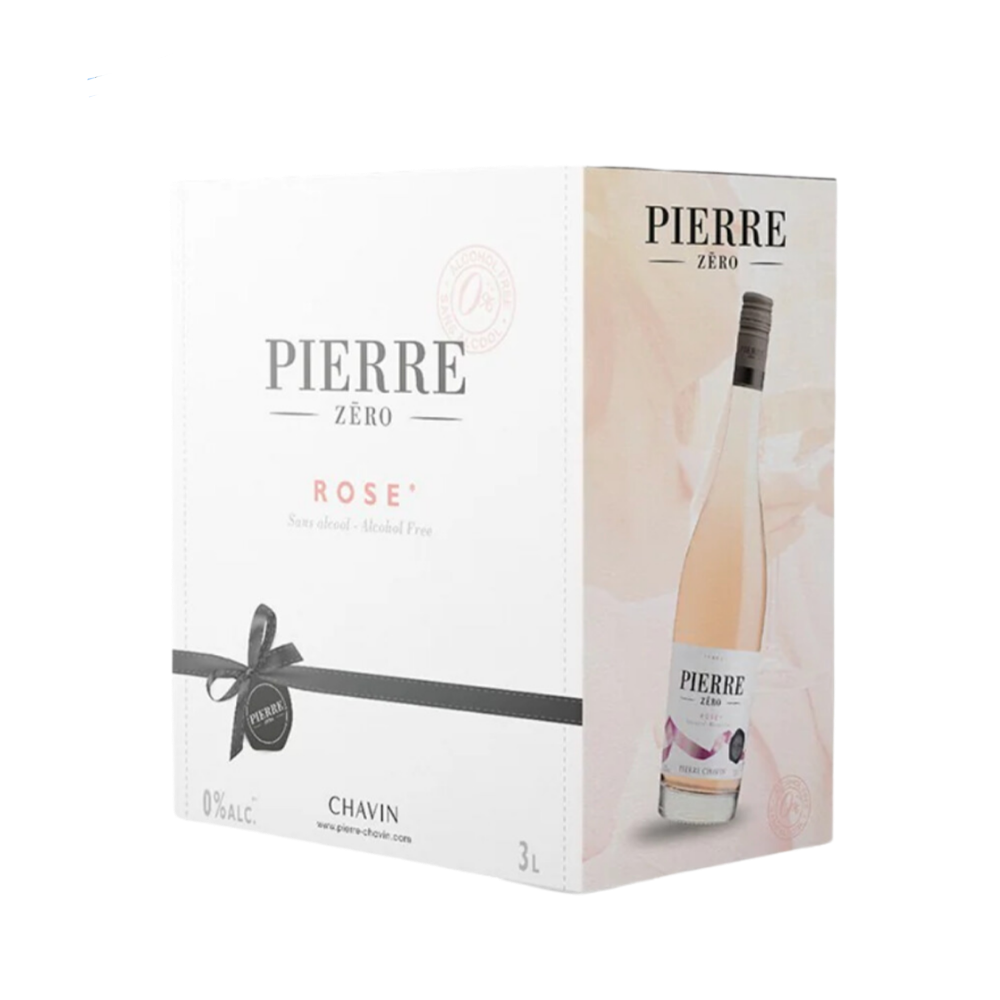 Pierre Zero Alcohol Free Rose - 3L Party Wine Box