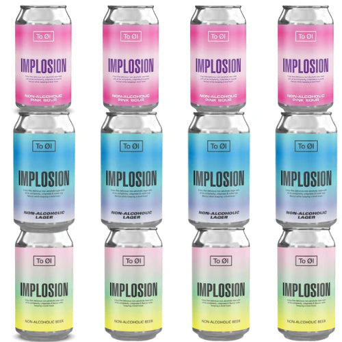 To Øl : Implosion Mixed Case - Alcohol Free Beer