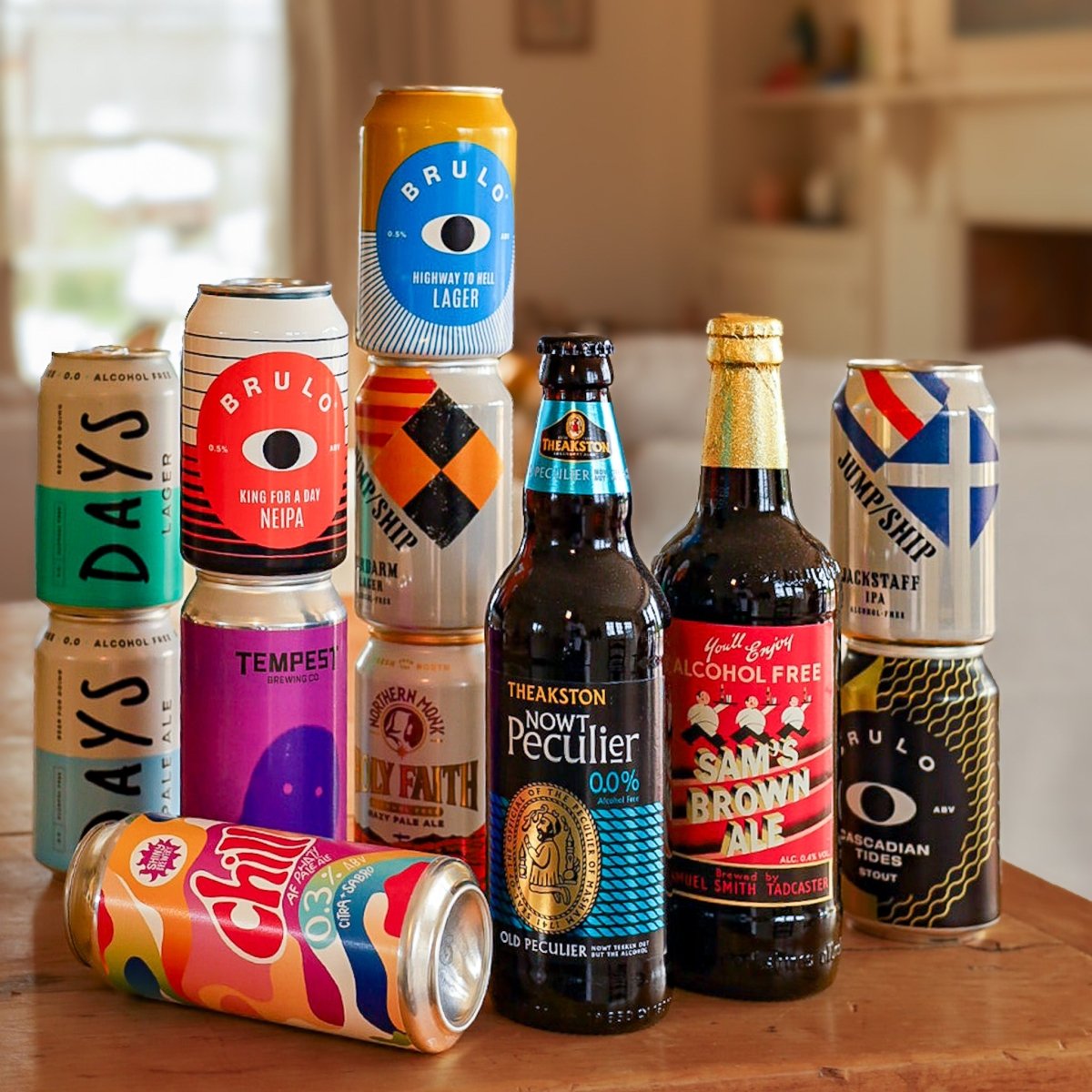 'Welcome To The North' Northern England & Scotland Alcohol Free 12 Beer Wise Pack (0.5% ABV) Wise Bartender