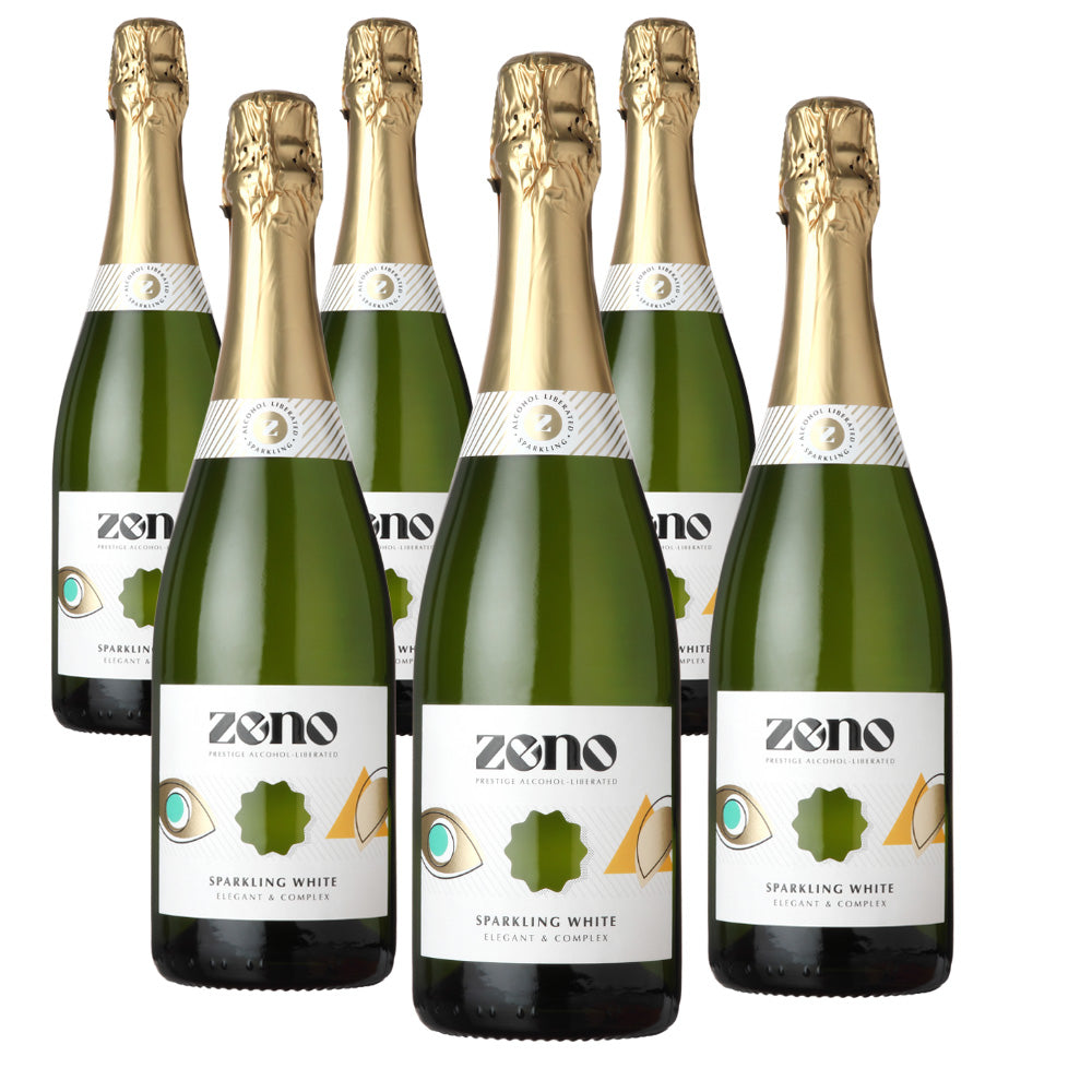 Zeno Sparkling White - Non Alcoholic Sparkling White Wine The Alcohol Free Co