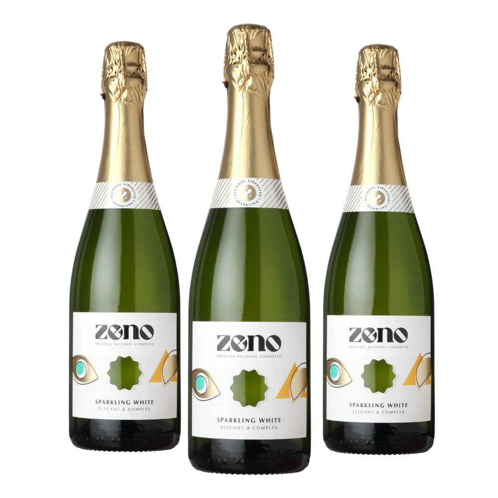 Zeno Sparkling White - Non Alcoholic Sparkling White Wine The Alcohol Free Co